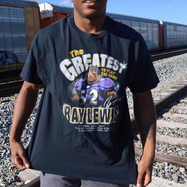 Nike Dri-Fit NFL Baltimore Ravens Graphic T-Shirt - Depop