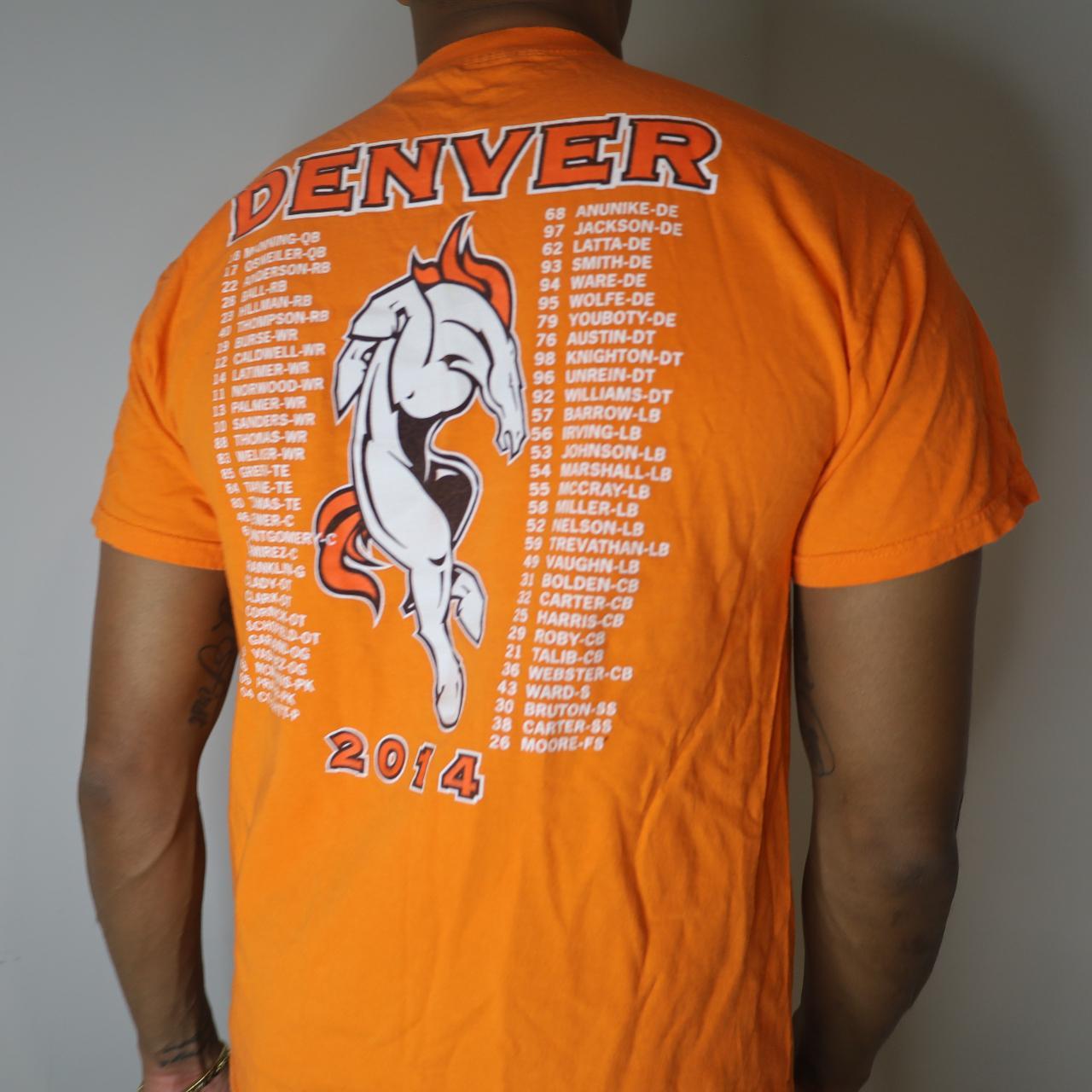 VINTAGE DENVER BRONCOS HOODIE SIZE: YOUTH M COLOR: - Depop