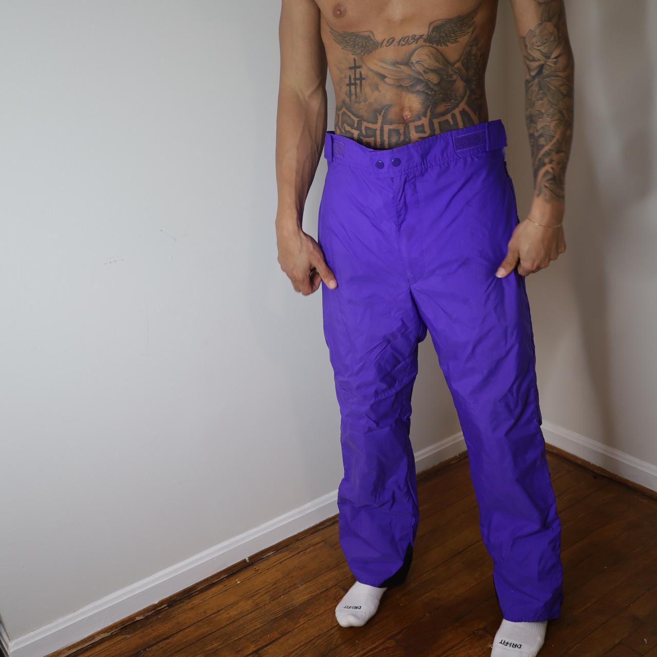 Mens purple deals ski pants