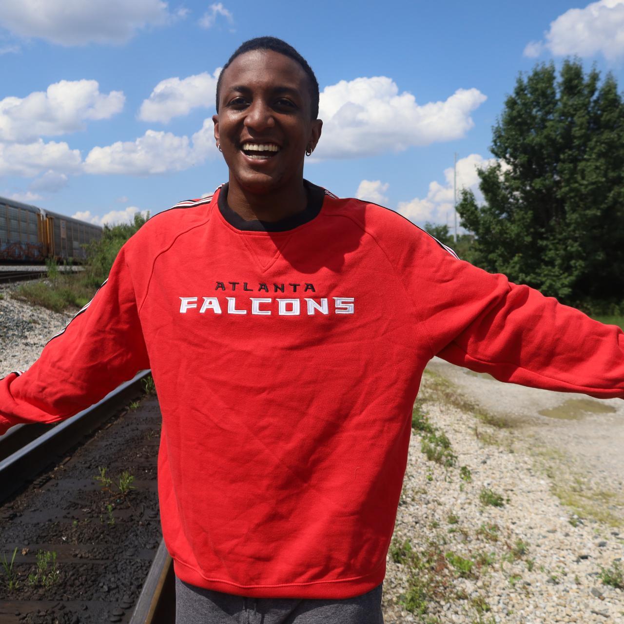 Atlanta falcons crewneck sweatshirt best sale