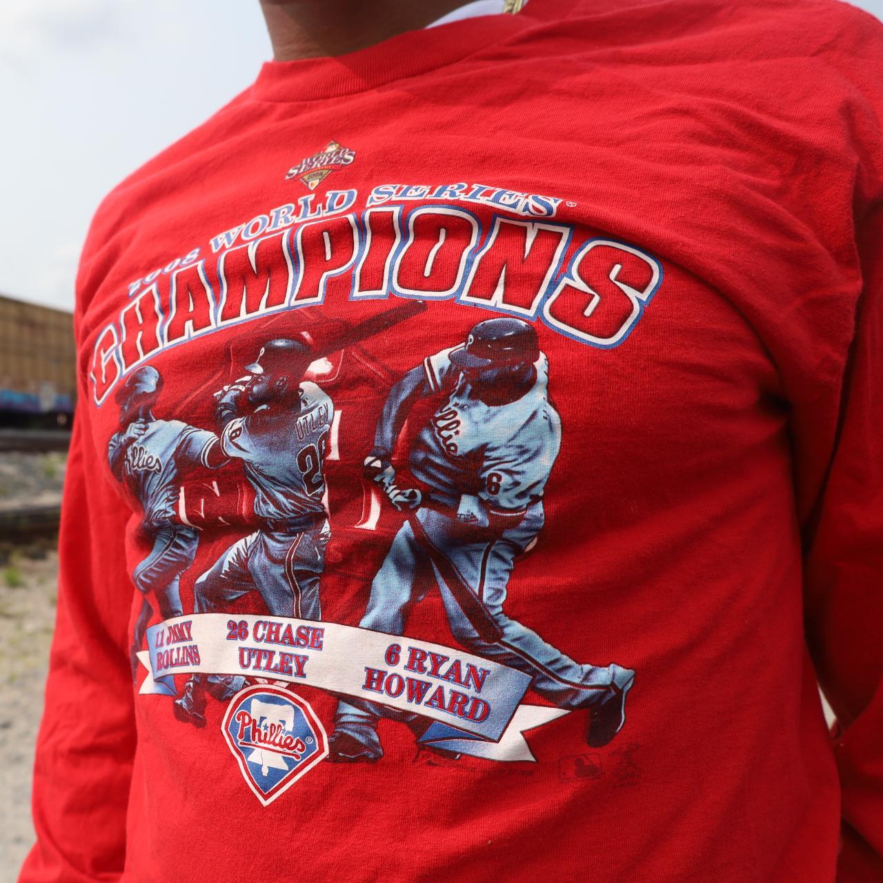MLB Philadelphia Phillies Graphic World Series TShirt - Large