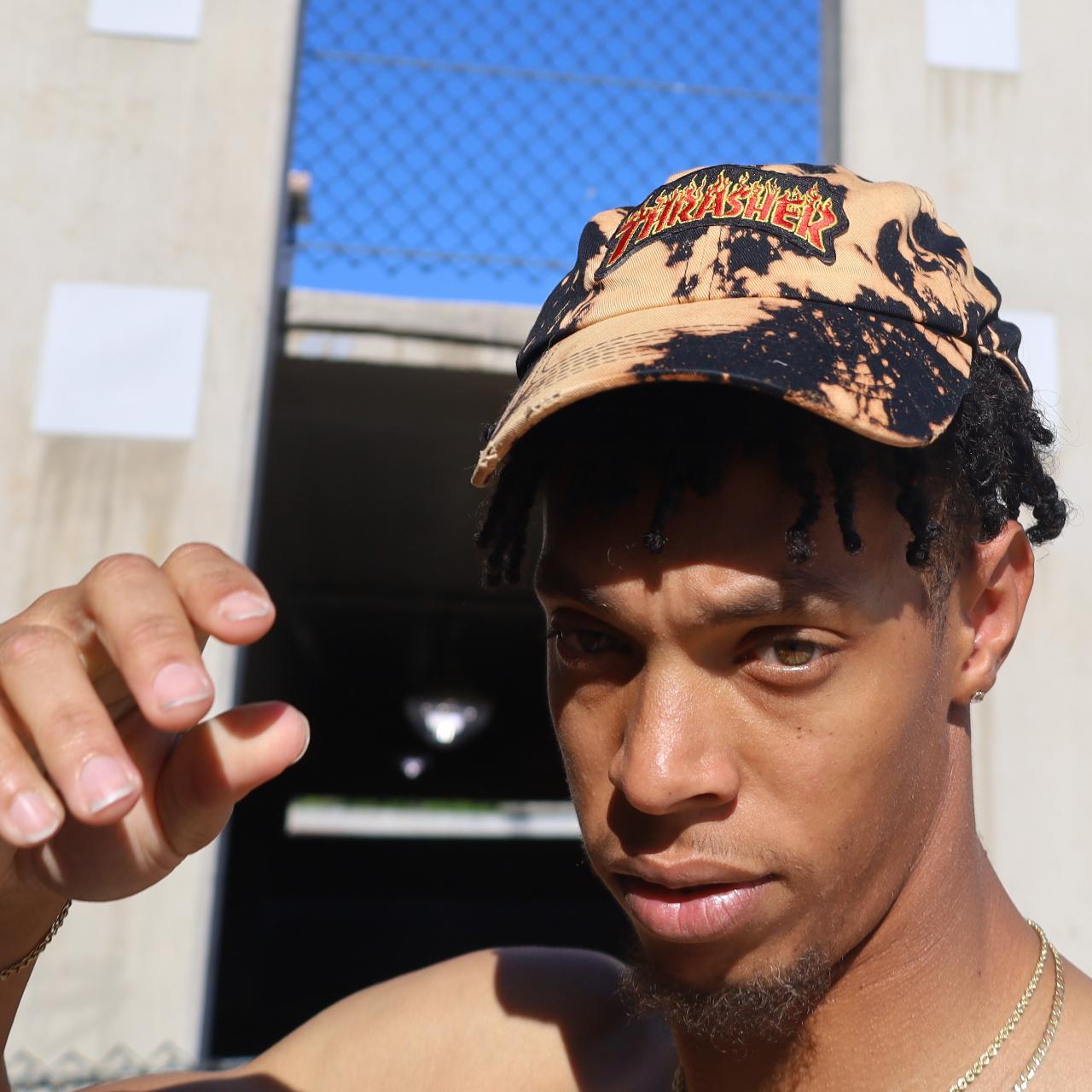 custom thrasher bleached distressed