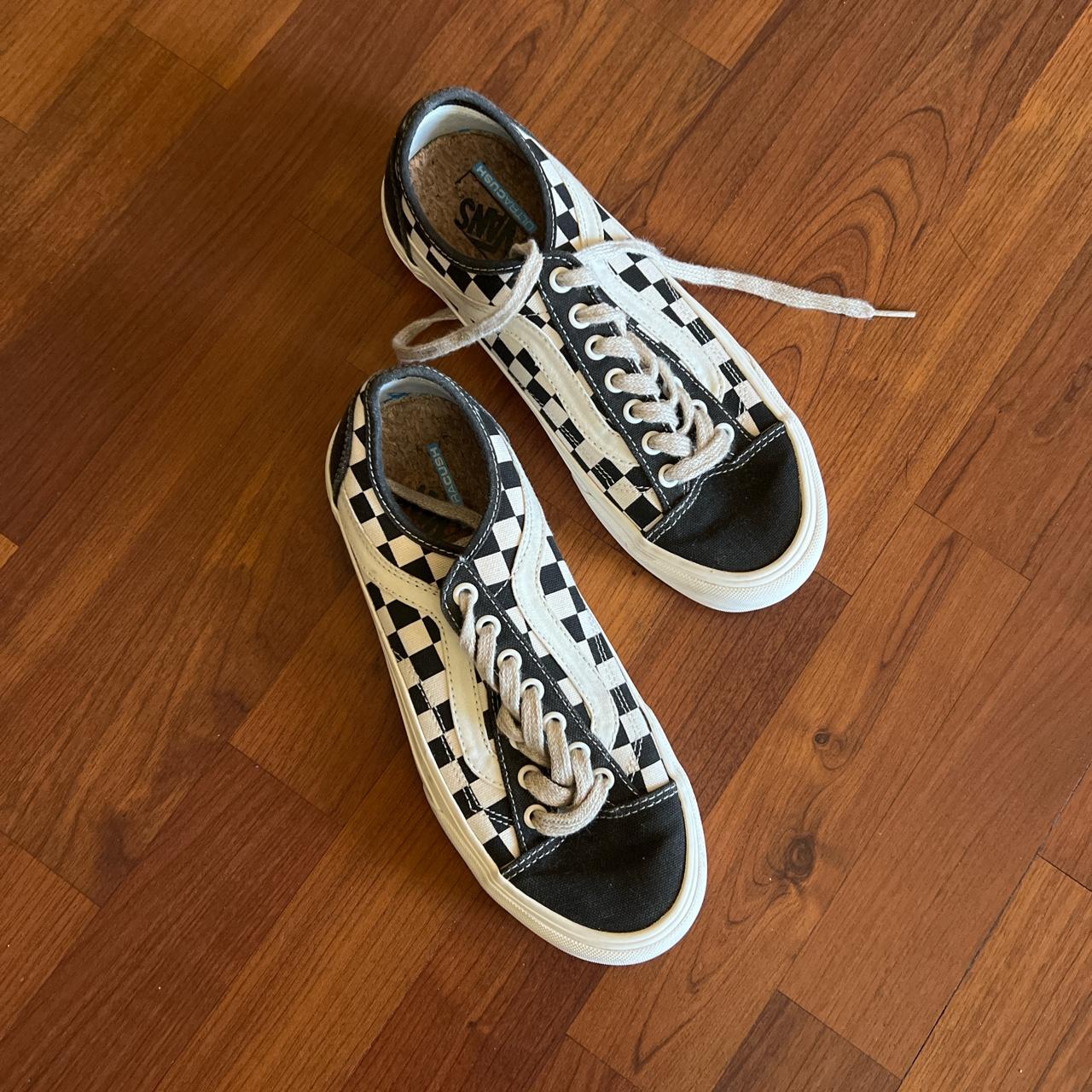 Vans old hot sale skool checkers