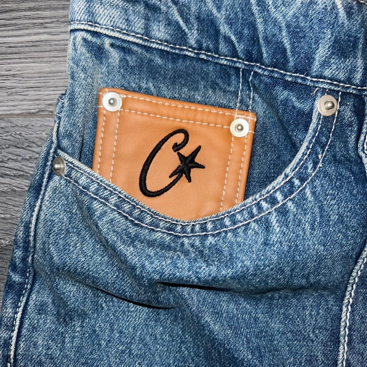Corteiz Denim Genes Blue Size XL Brand... Depop