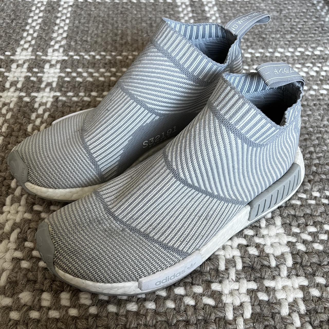 Nmd cs1 white grey best sale