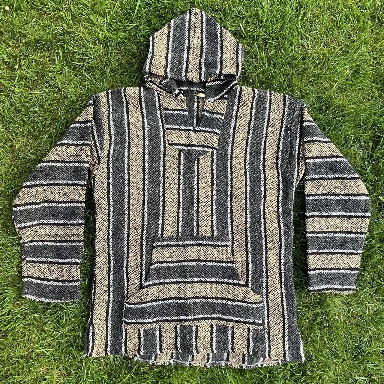 Mexican hoodie poncho on sale sweater