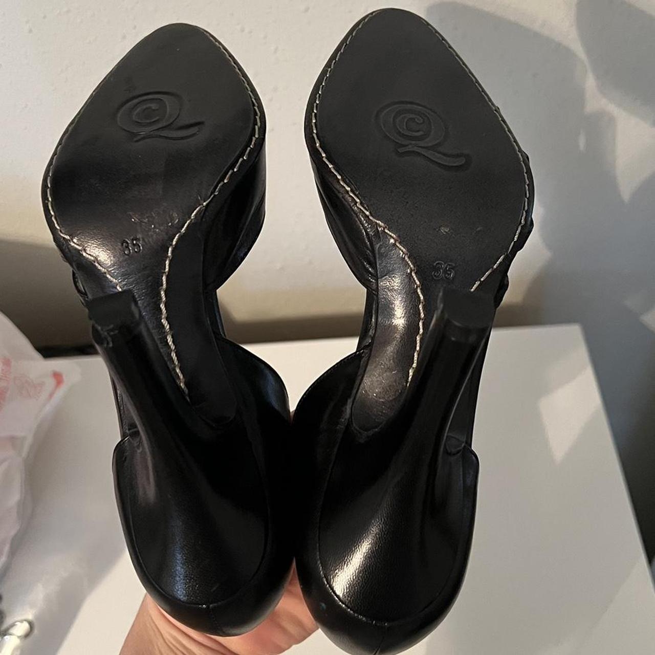 Vintage Alexander Mcqueen Black Heels Size The Depop