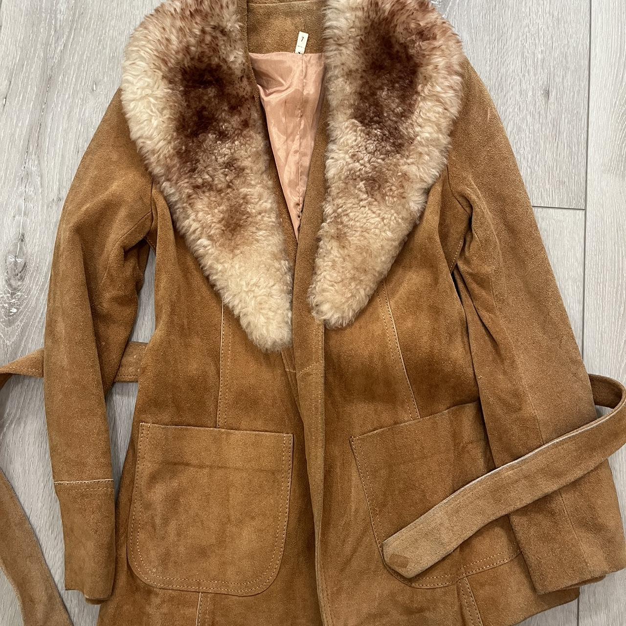 Vintage dead stock 1970’s shearling penny lane coat!...