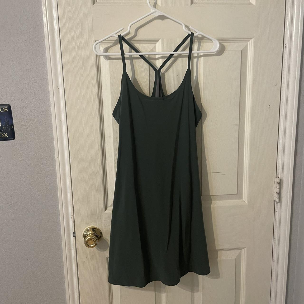 Outdoor Voices Women's Green Dress Depop