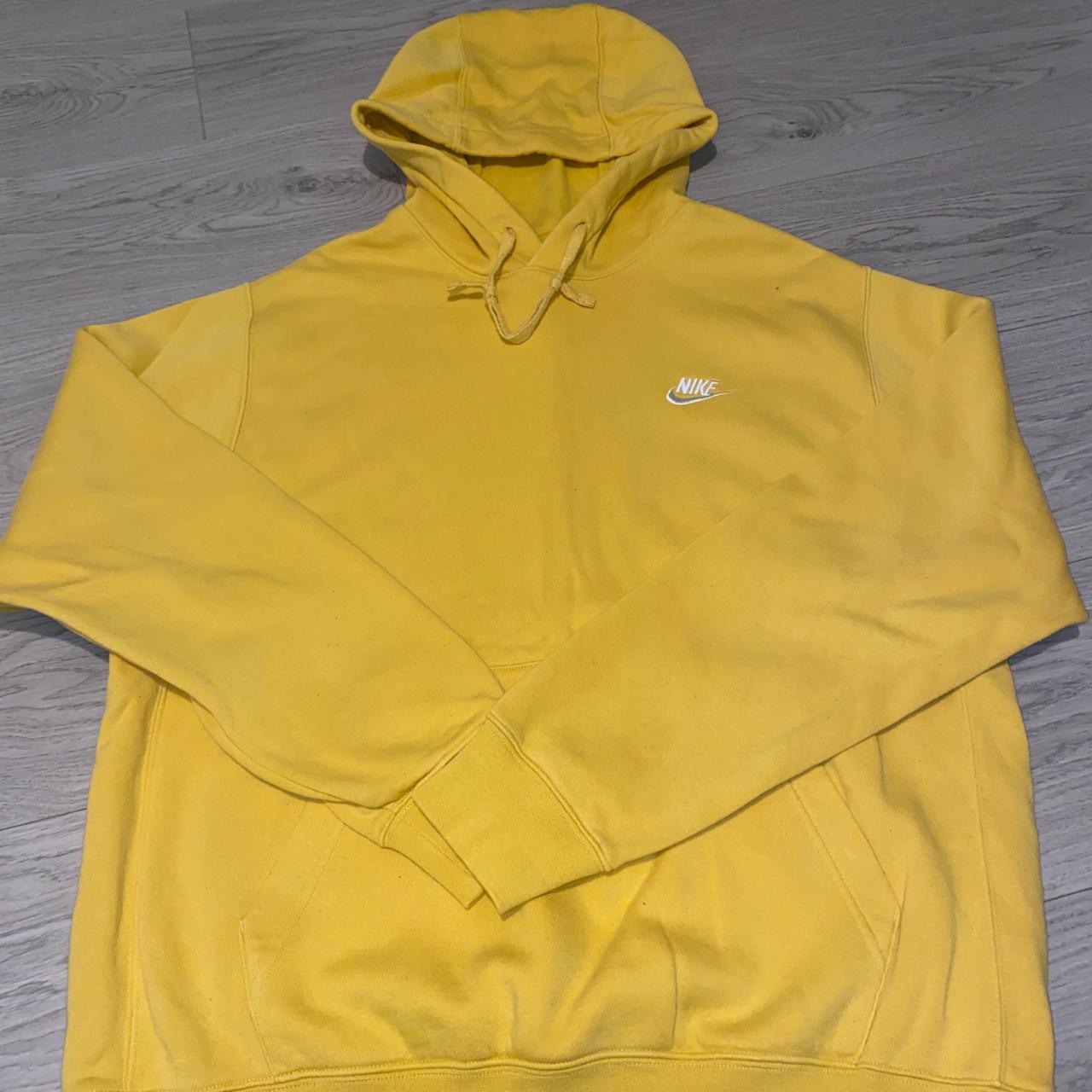mens nike hoodie yellow