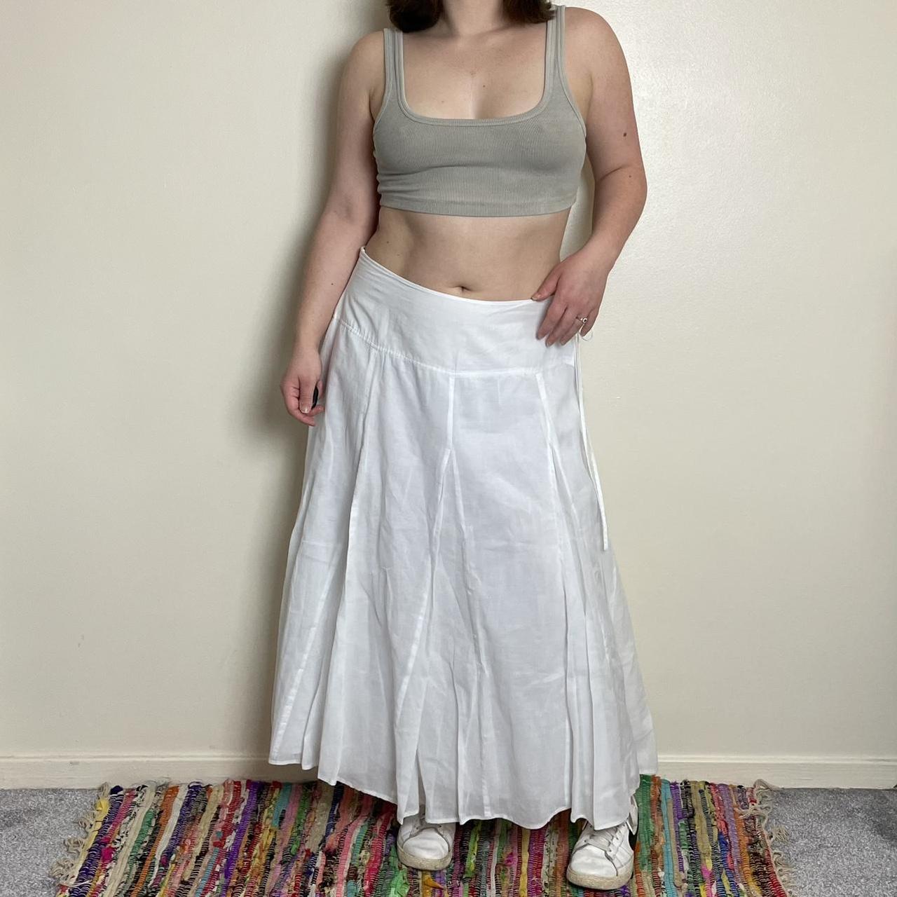 Dorothy perkins 2025 white linen skirt