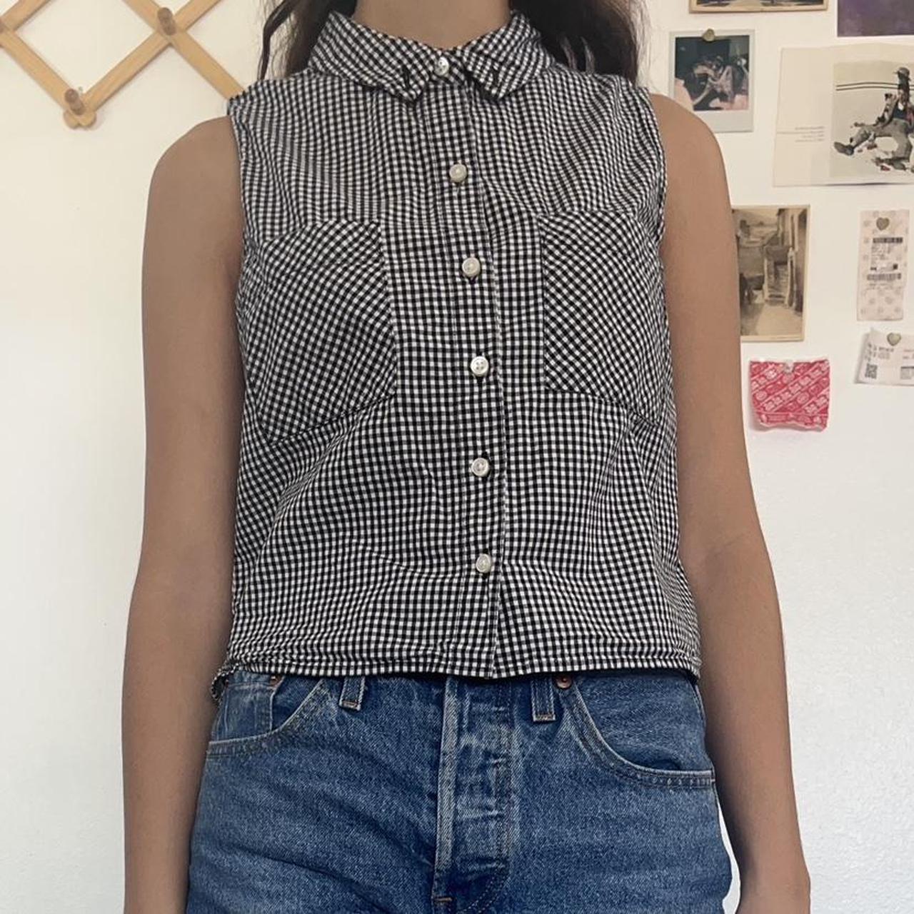 Gingham shirt forever top 21