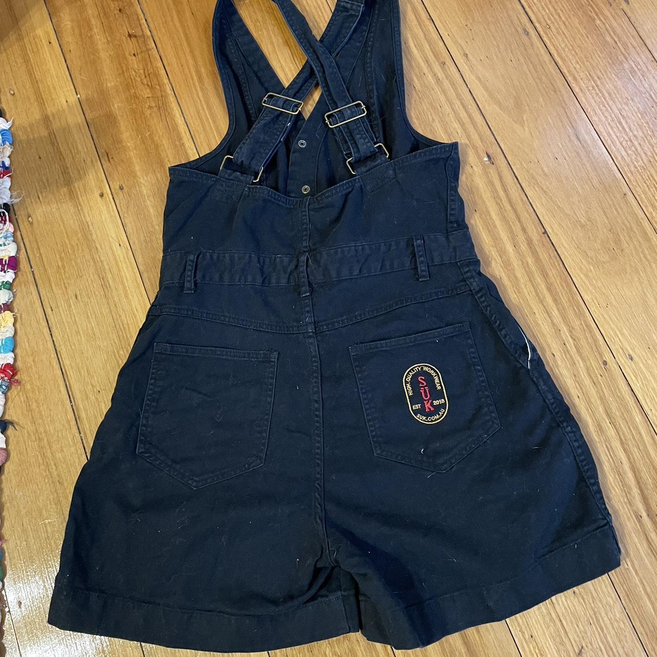 SUK workwear black cropped romper. Super comfy with... - Depop