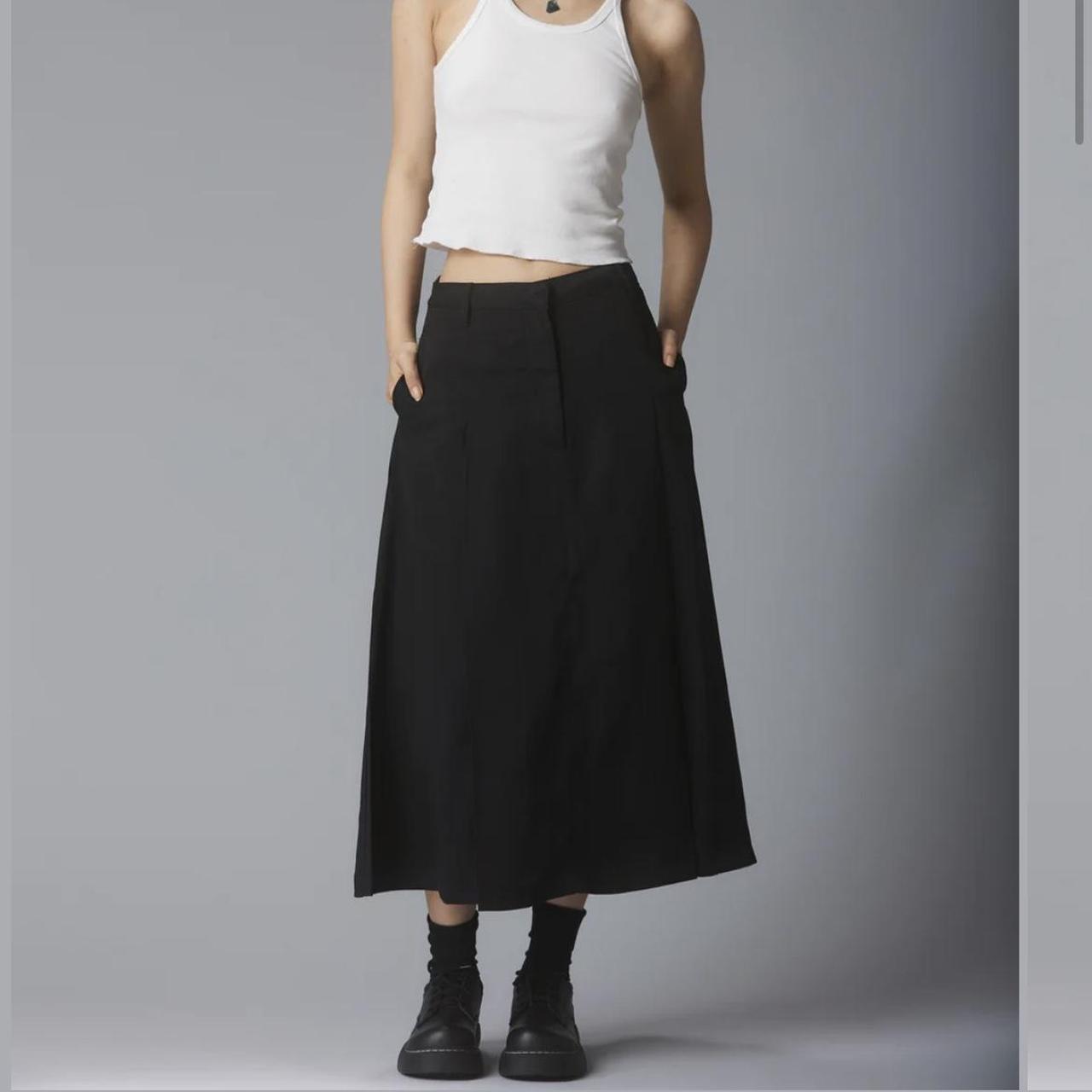UNIF Mizuki vintage style skirt. Almost maxi length,... - Depop