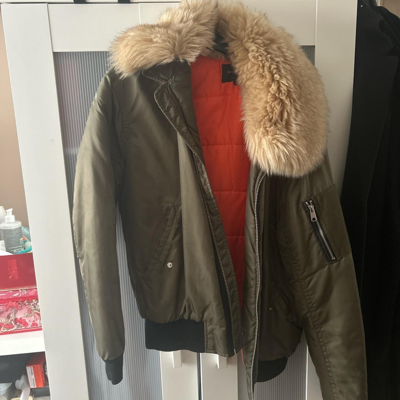 River island coat size M Depop