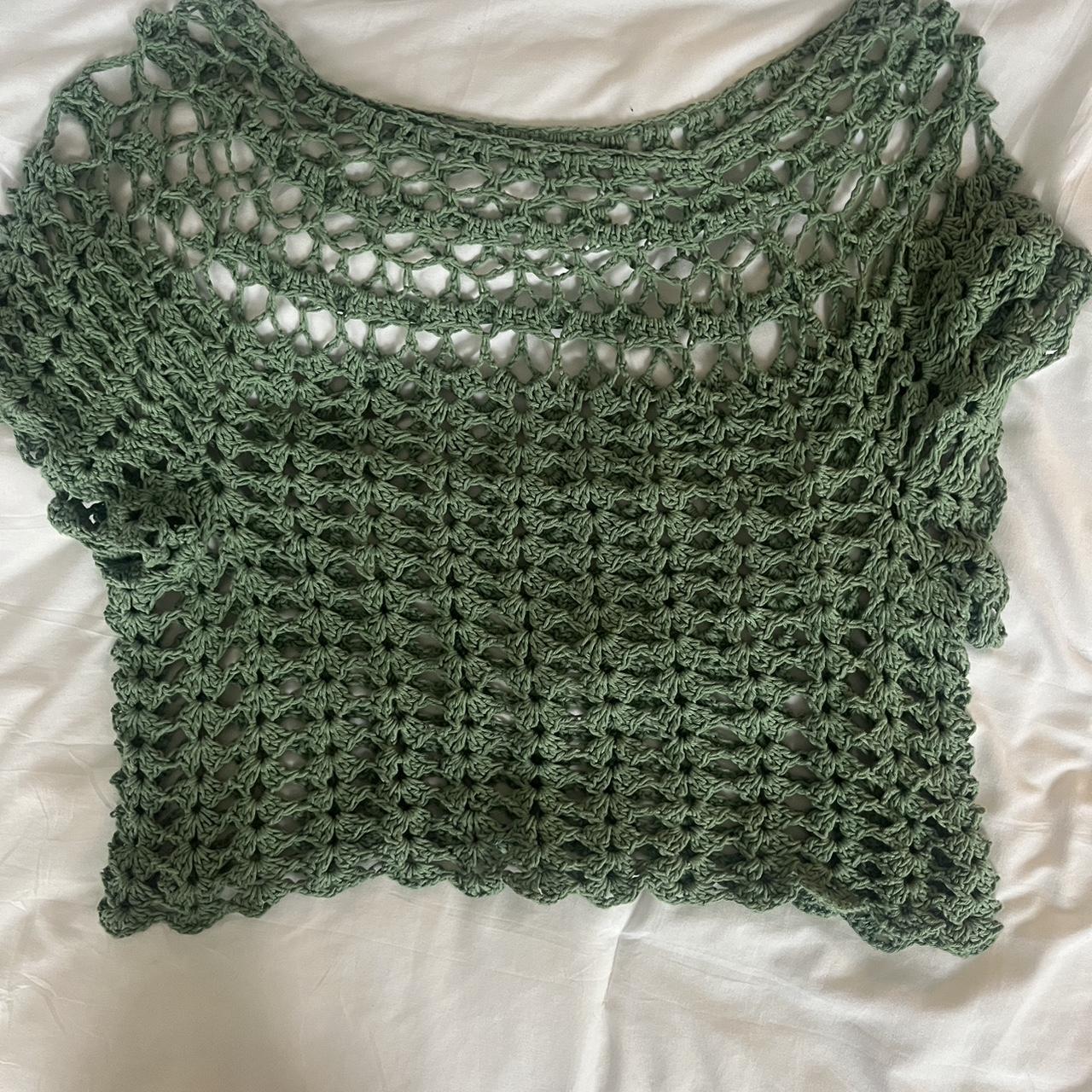 Vintage green knit top! 💚 Perfect for vacation... - Depop