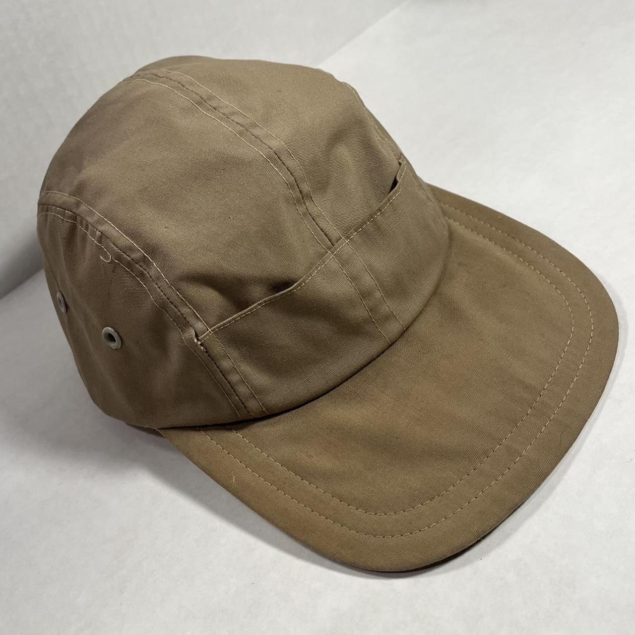 Vintage 80s cotton 5 panel fitted camp hat size 7 - Depop