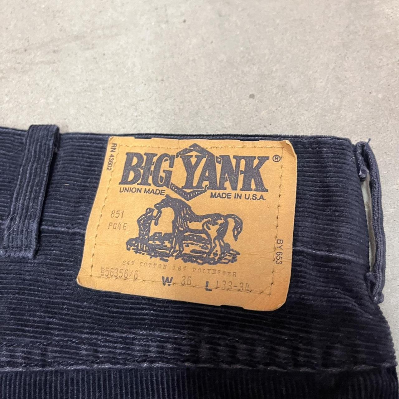 VINTAGE BIG YANK top JEANS ....made in USA