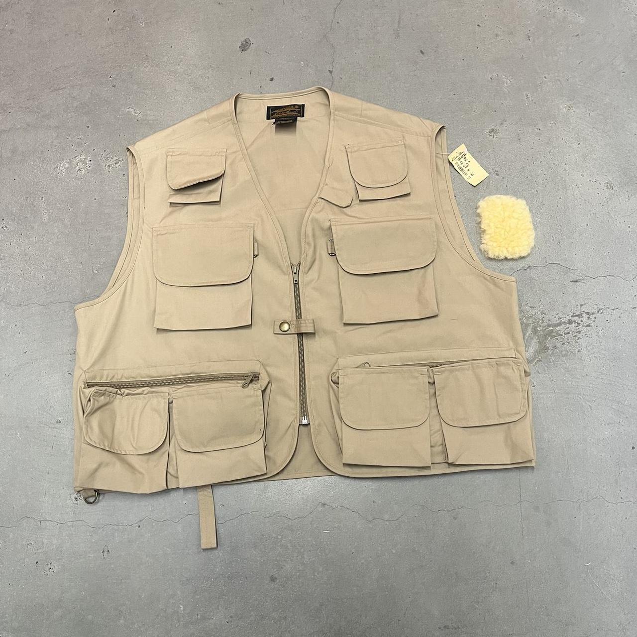 Vintage Eddie Bauer Fly fishing vest tagged size XL - Depop