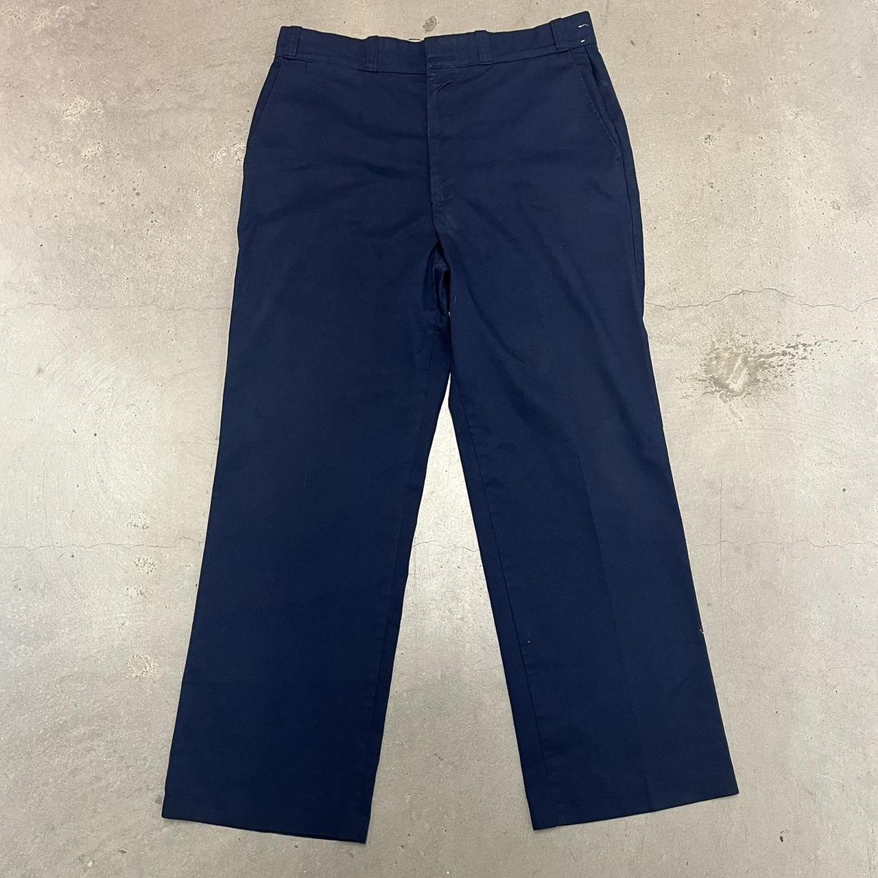 70s〜80s Sears PERMA PREST PANTS シアーズ Vintage Sears Pants 1970s Perma-prest Blue & White Striped