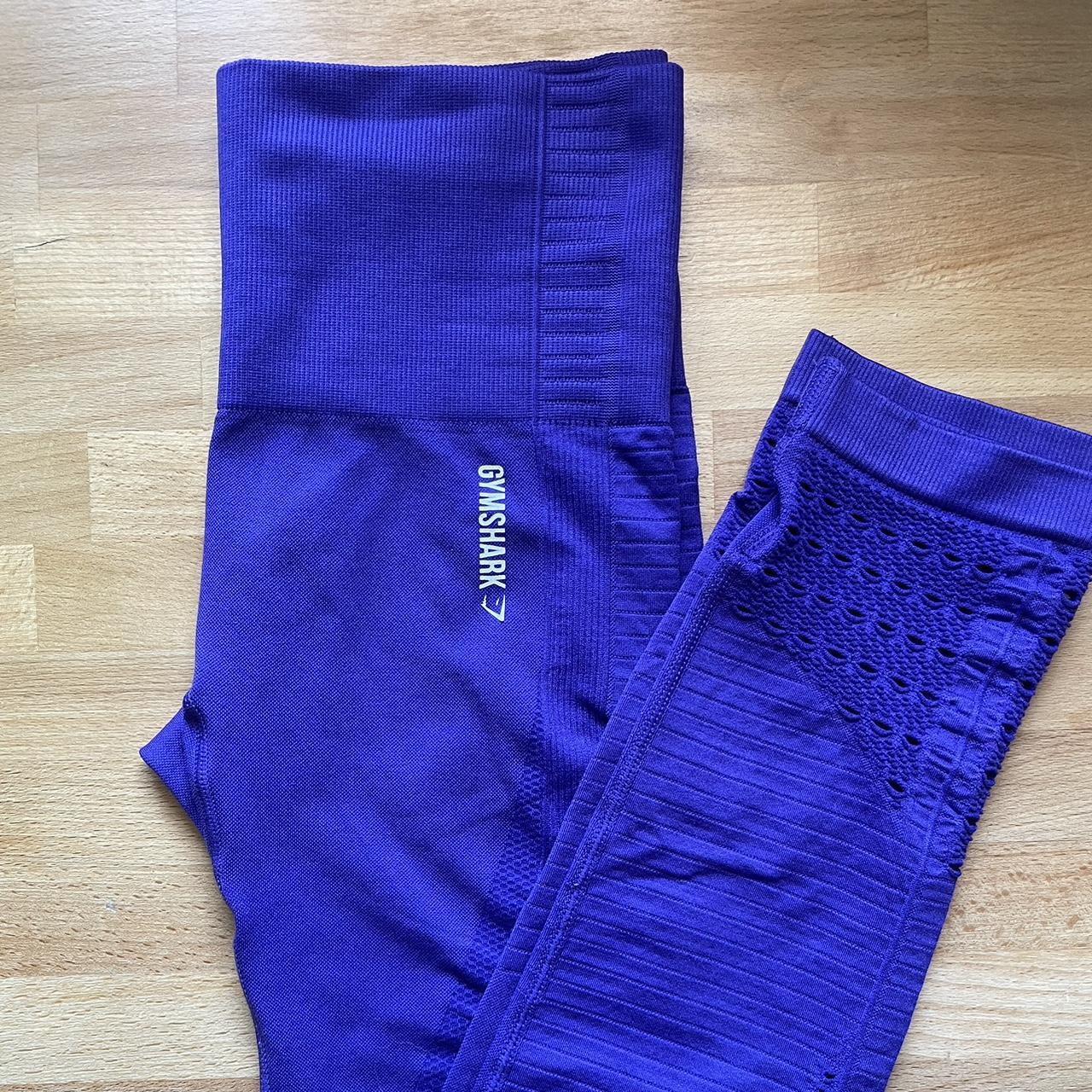 Gym shark purple high waisted leggings women XS - Depop