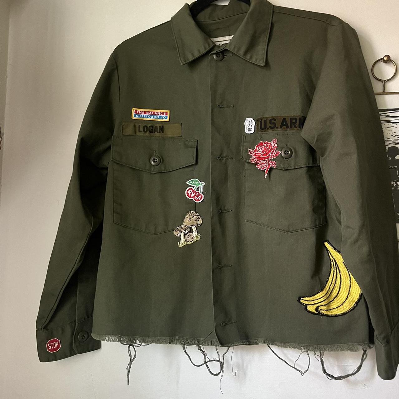 RVCA Women's Jacket Khaki/Green One size – Green and khaki