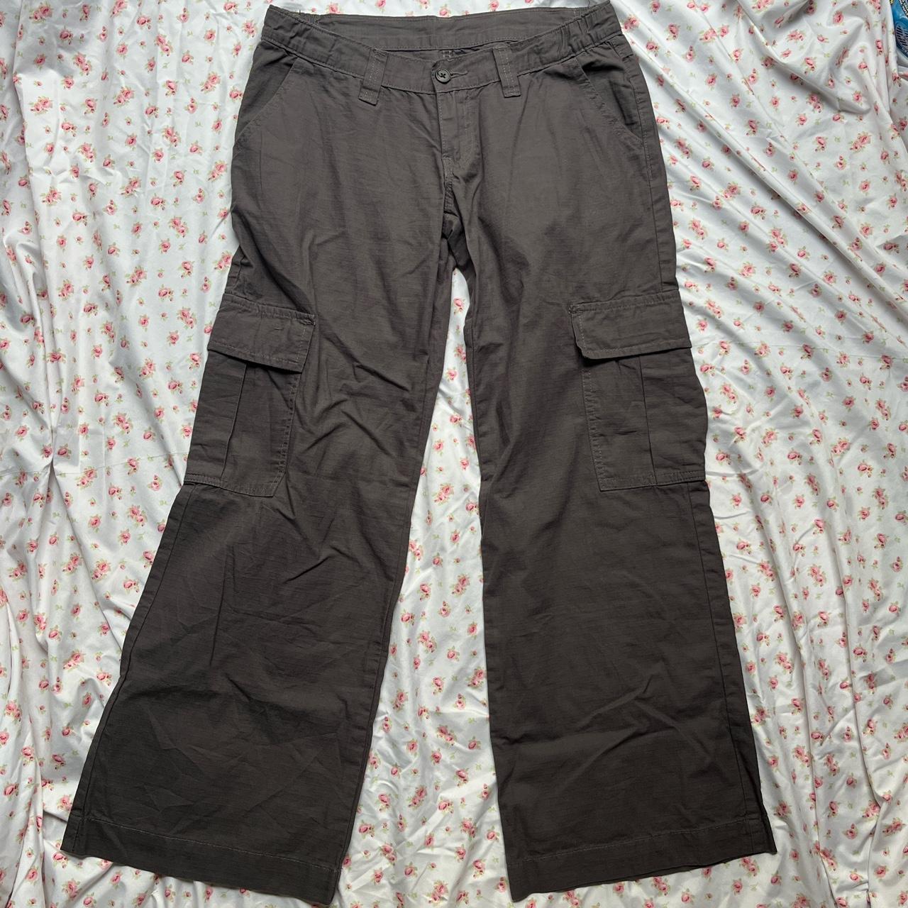 Super cute brandy Melville grey Tatum cargo pants!! Depop