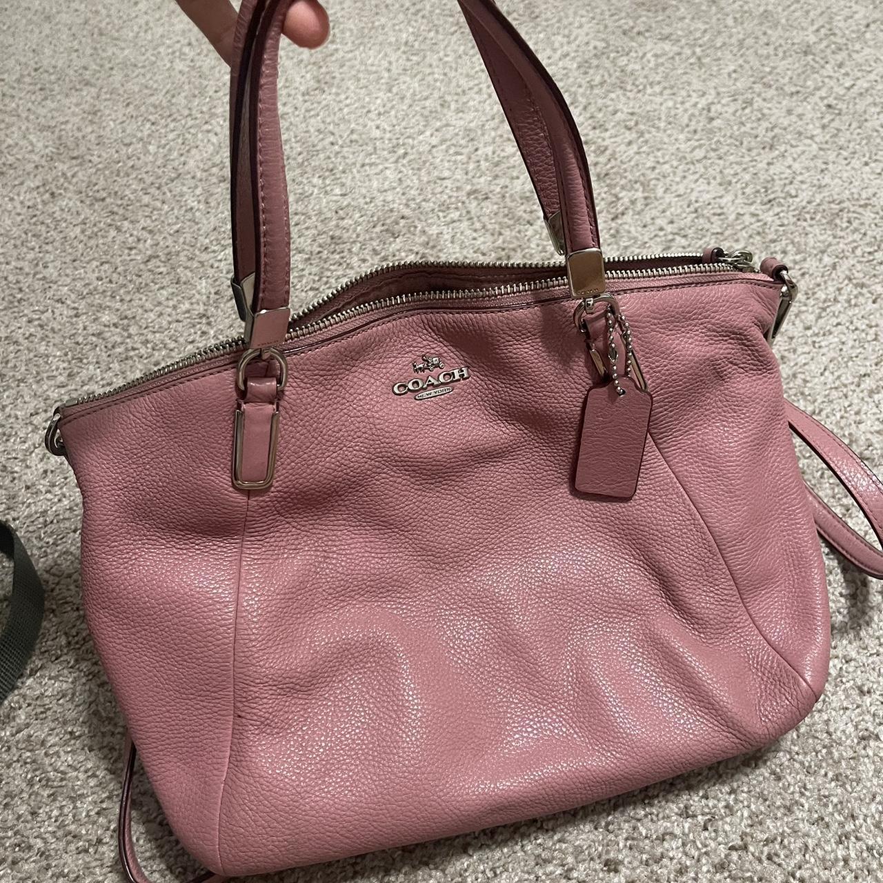 Small Coach bag with attachable cross body strap, - Depop