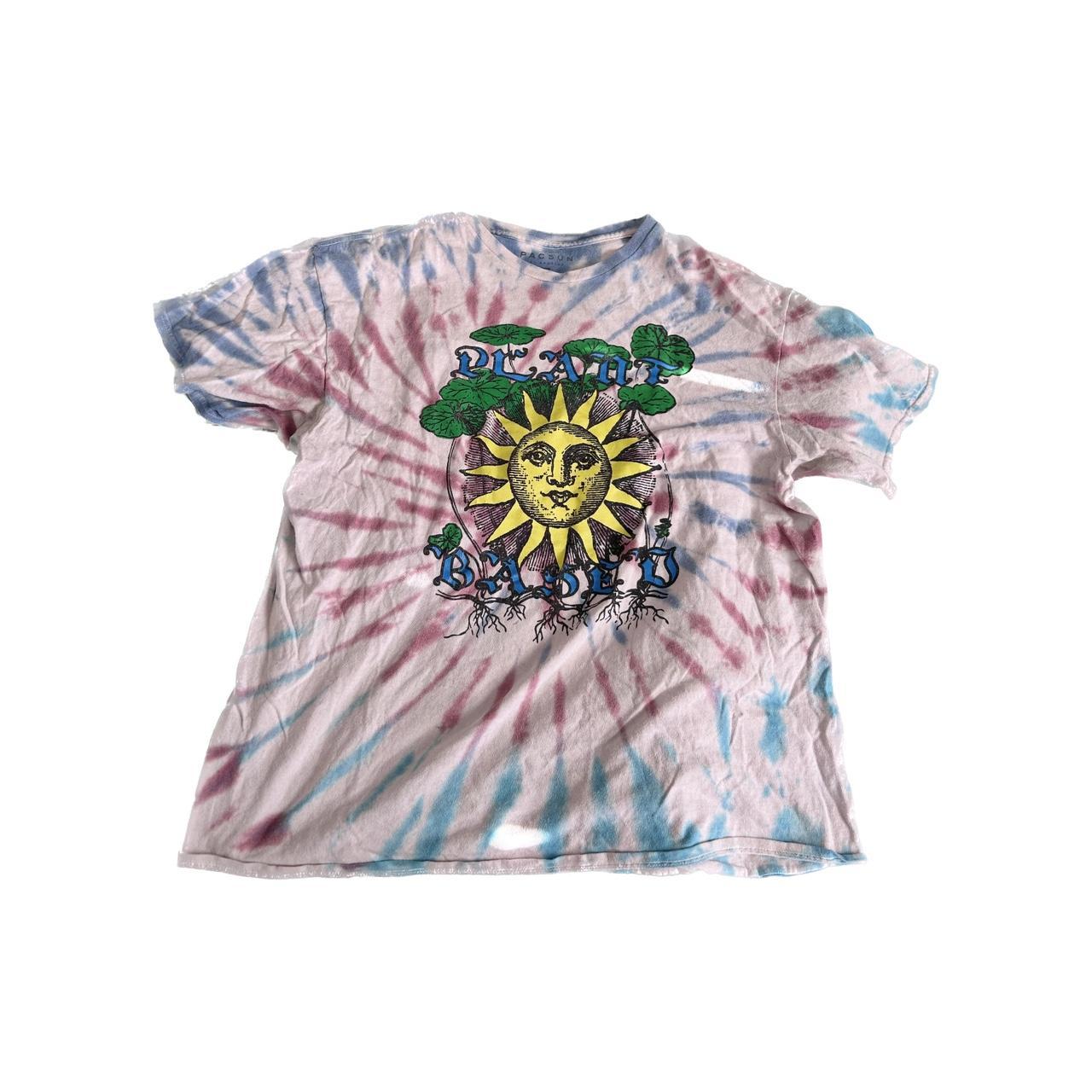 Pacsun Plant Based tie dye graphic tee. great