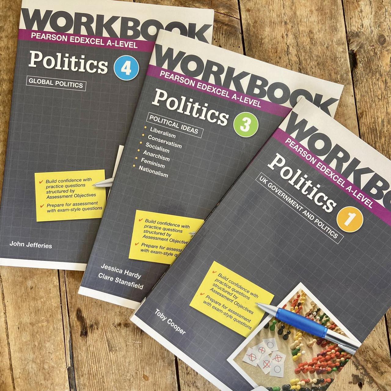 Pearson Edexcel A-level Politics Workbooks ⭐️ Bundle... - Depop