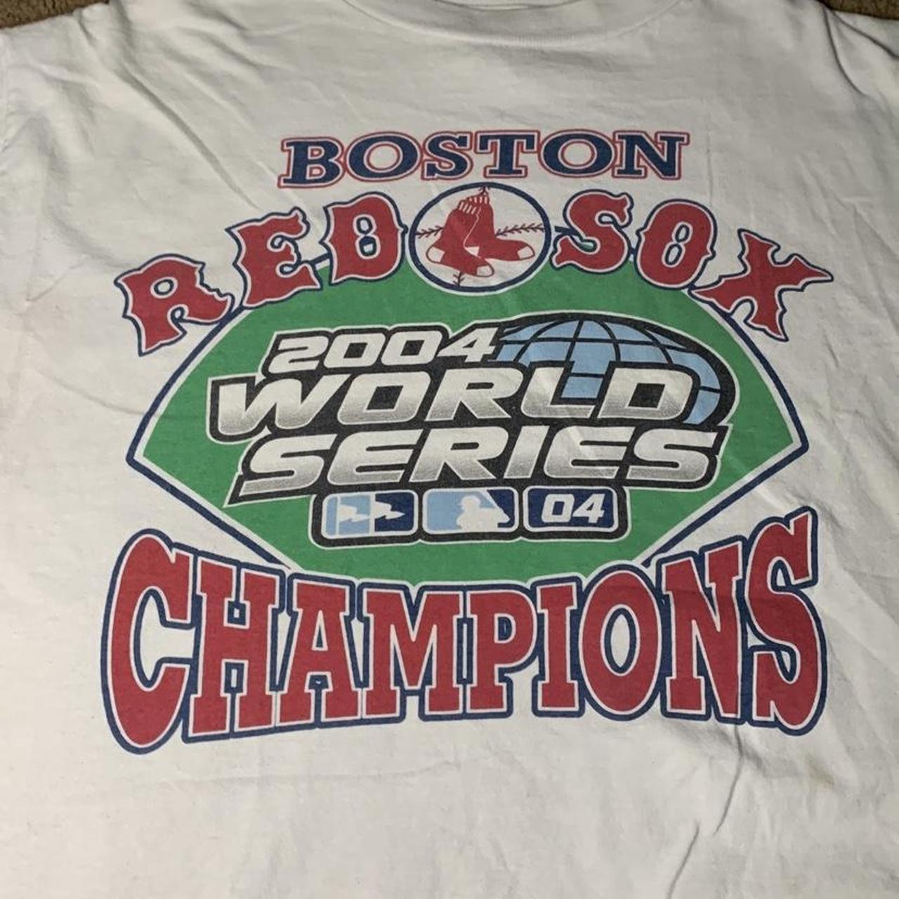 Vintage Boston Red Sox 2004 World Series Champions - Depop