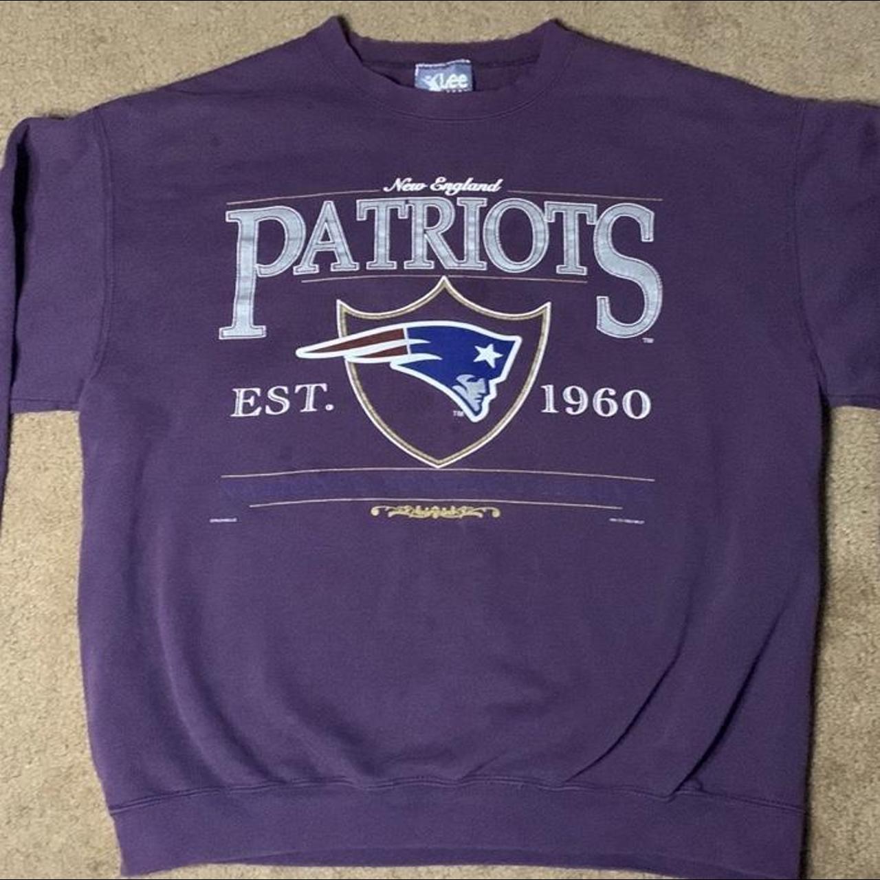 Vintage New England Patriots Retro 90's Lee Sport - Depop