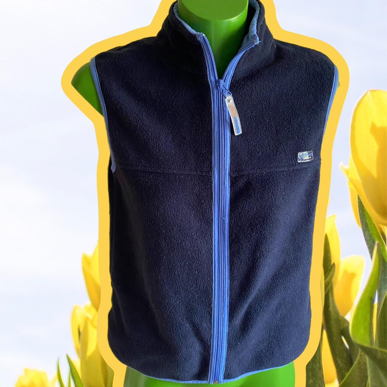 Y2k era blue polar fleece vest from Esprit 💙. Cozy... Depop