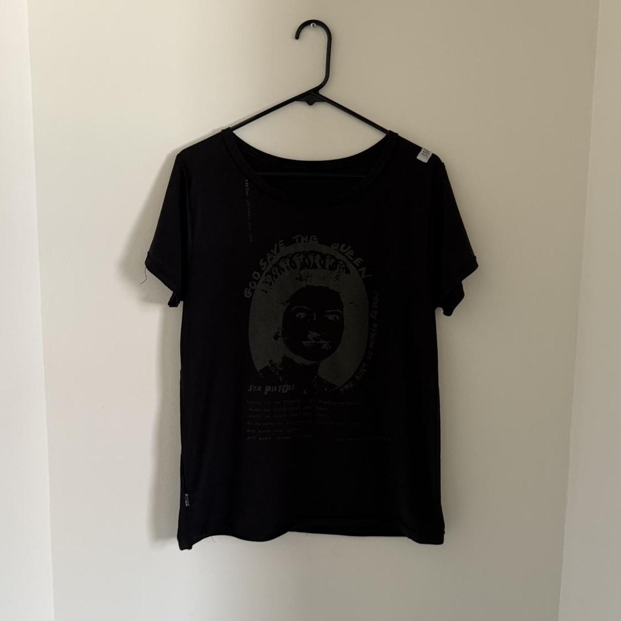 Vivienne Westwood Men's T-shirt - Black - M – Vivienne Westwood 70's Seditionaries "God Save The …