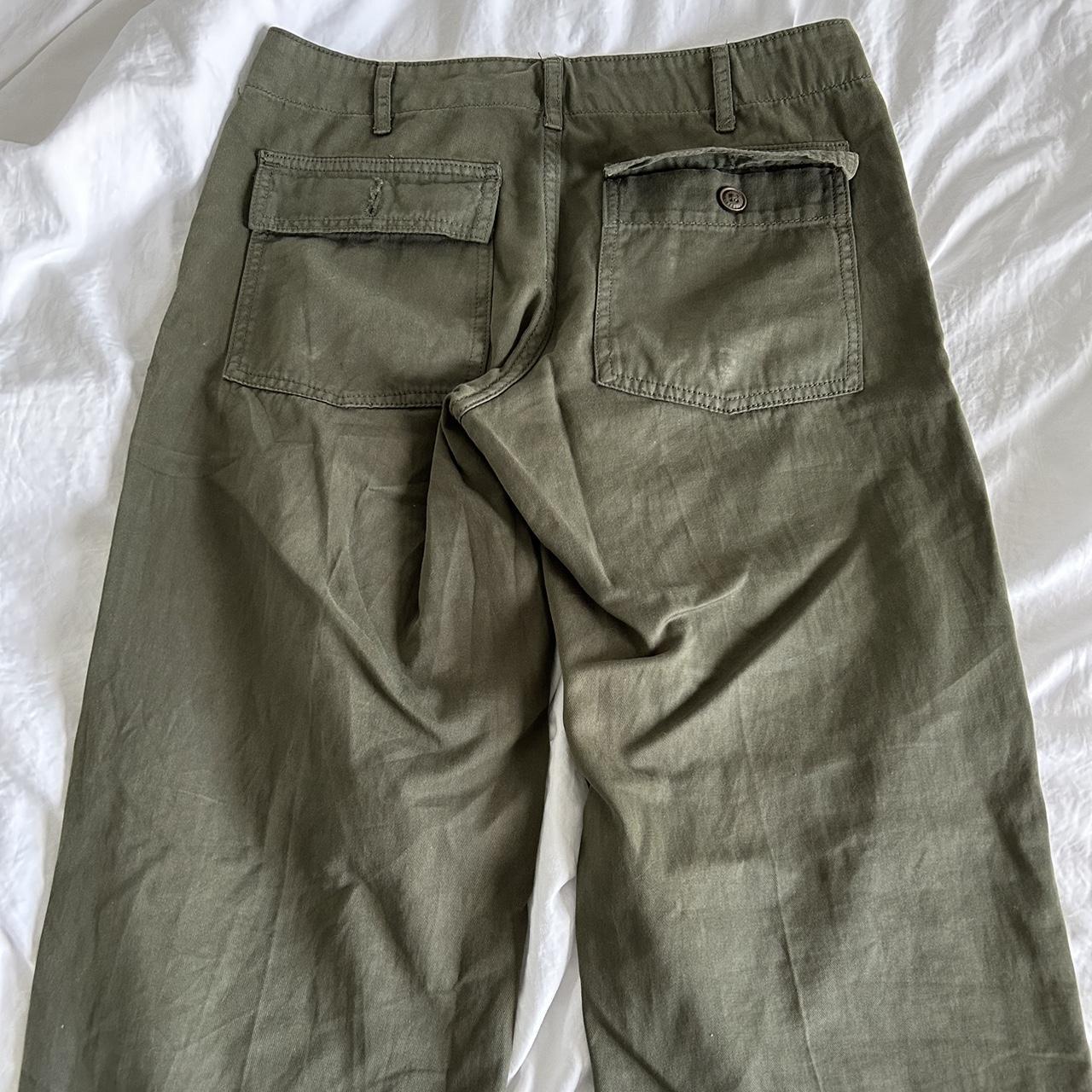 Gently worn Brandy Melville Parker cargo pants in... - Depop