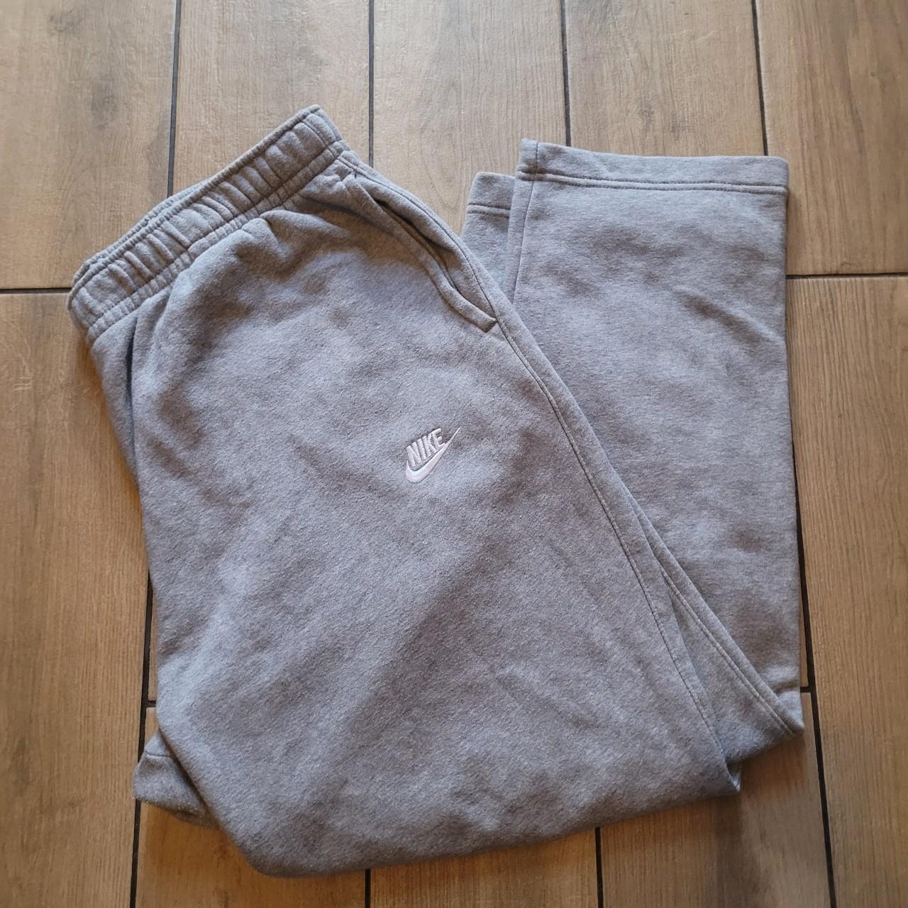 mens nike open hem joggers