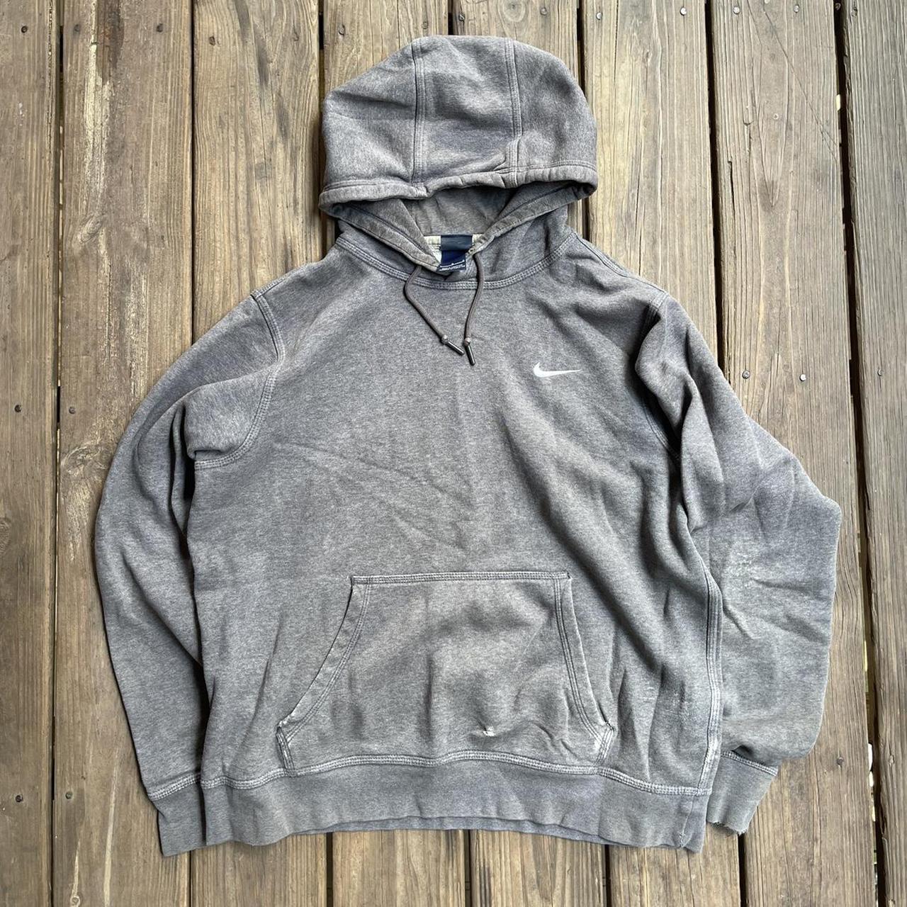 mens dark grey nike hoodie