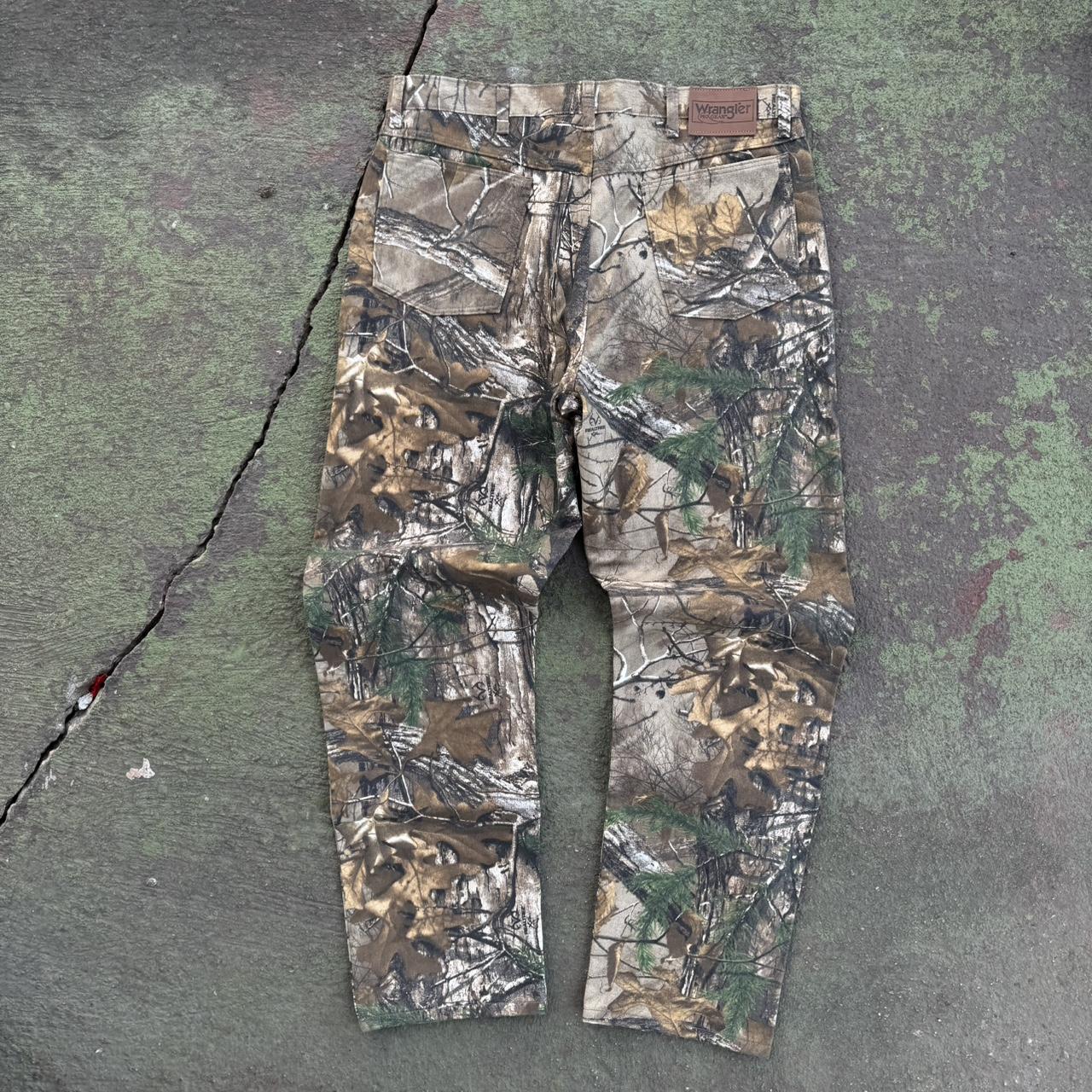 Vintage Y2K Realtree Camo Pants Vintage Wrangler Pro... - Depop