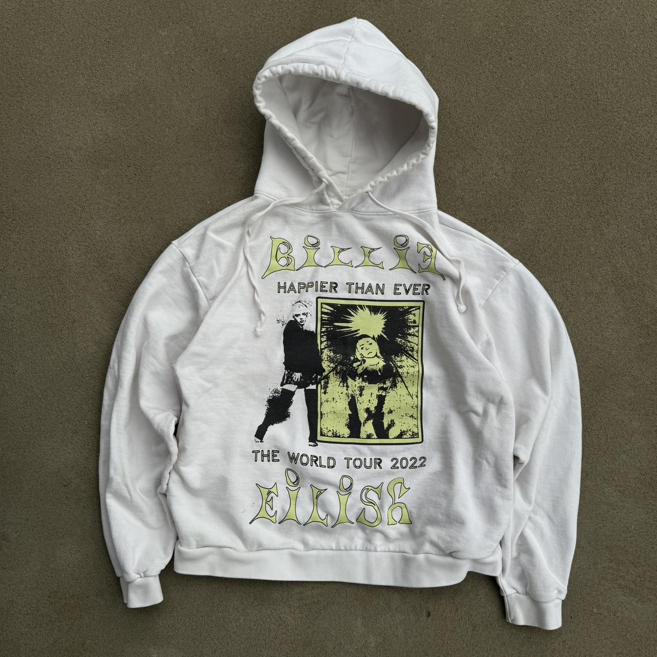 Billie eilish tour merch hoodie hot sale