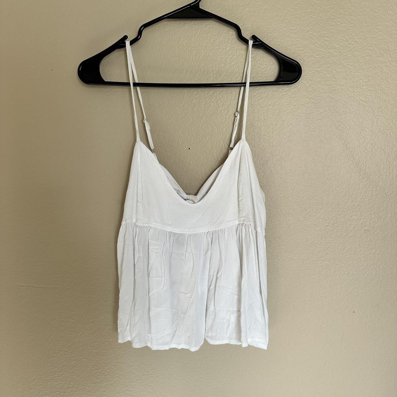 Brandy babydoll tank with tie back! brandy... Depop