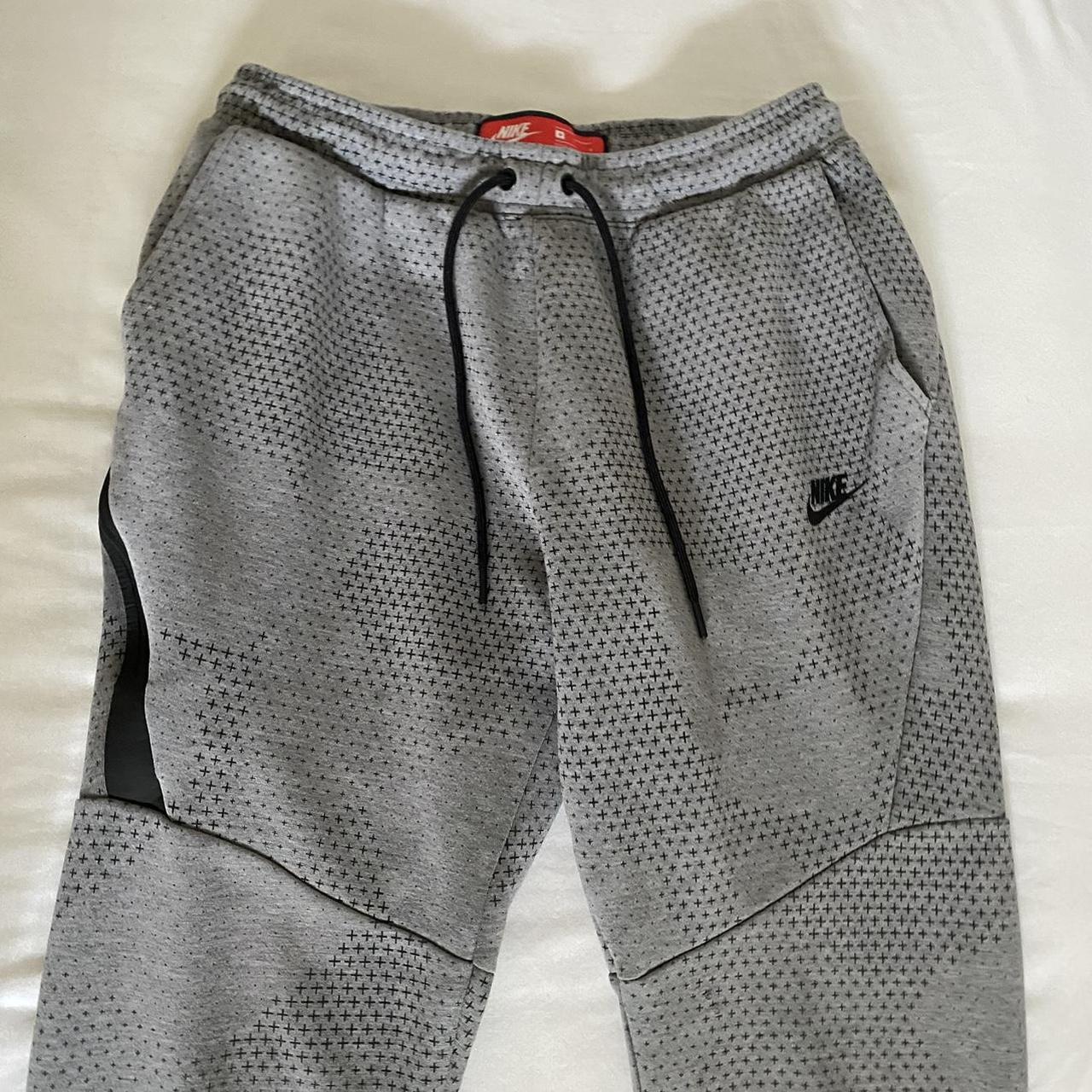 rare NIKE tech fleece trackies dead stock red Depop