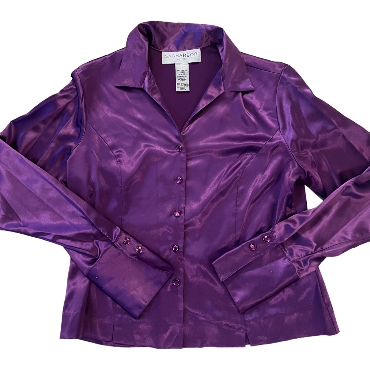Sag Harbor Women's Purple Blouse