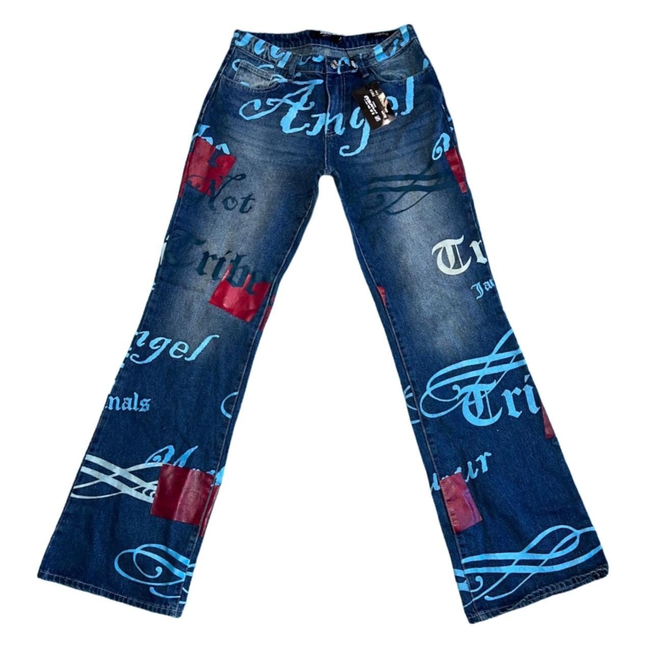 Jaded London Women's Blue Jeans Depop