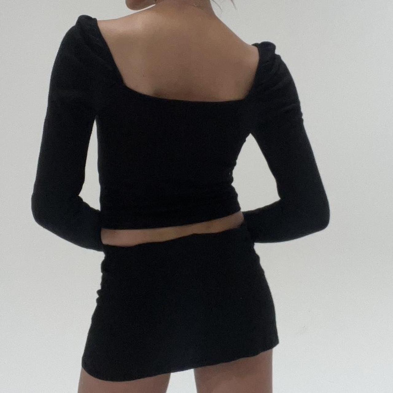 bb dakota black long sleeve top - Depop