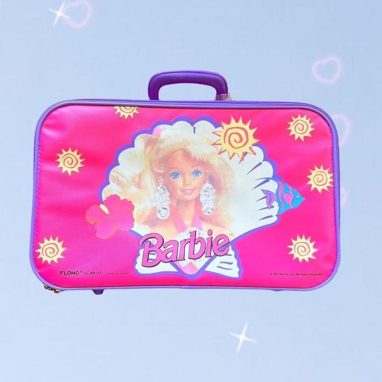 Vintage Barbie Kids Suitcase. Super Cute Graphic On - Depop