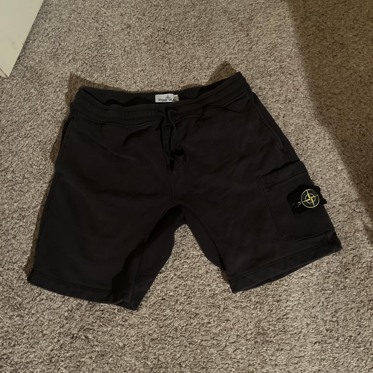 Stone Island Men's Black Shorts