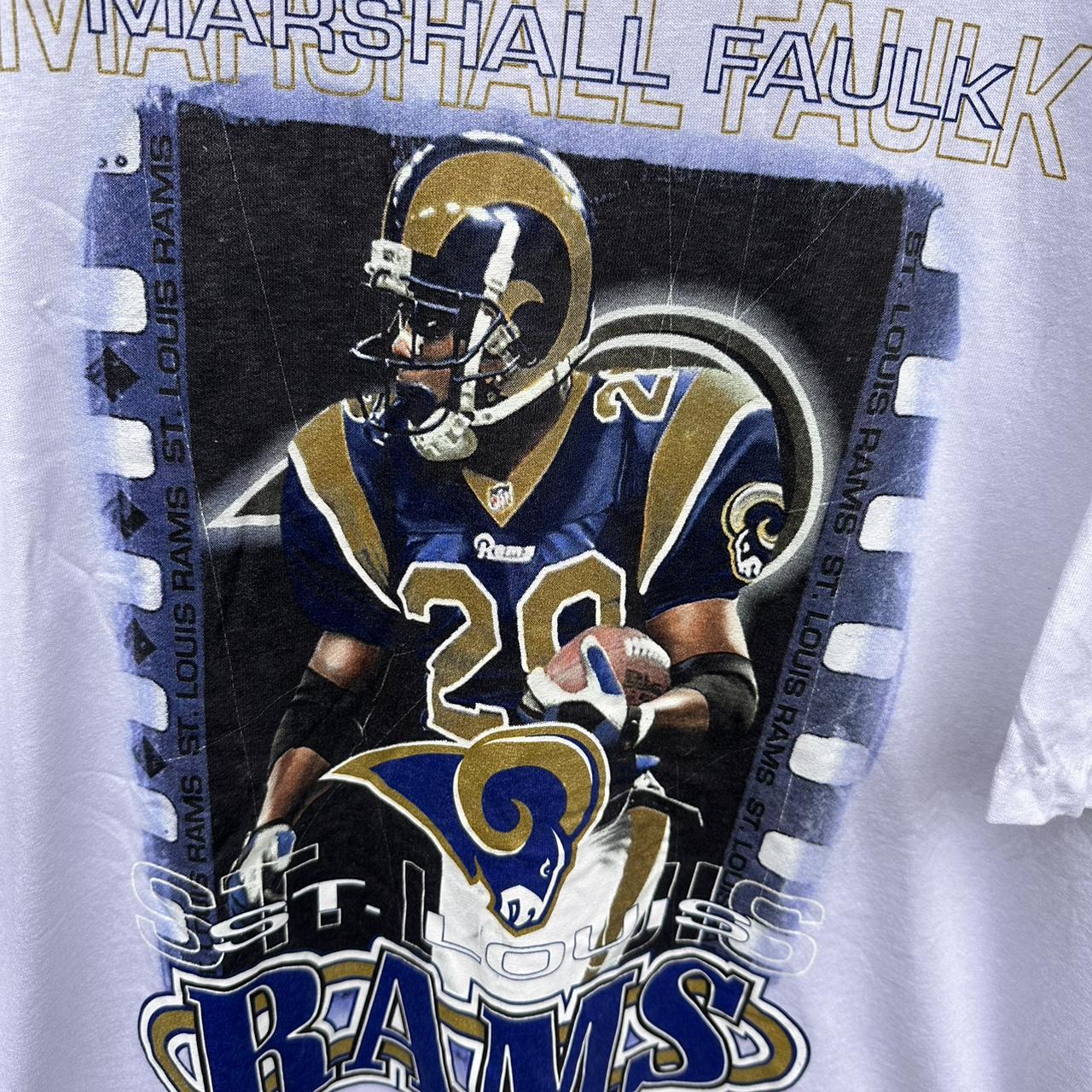 Y2K Marshall Faulk St. Louis Rams NFL Nike Jersey 