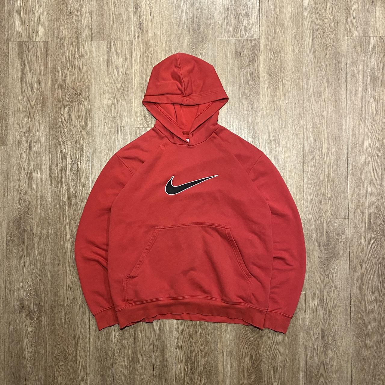 Nike Men's Red Hoodie | Depop