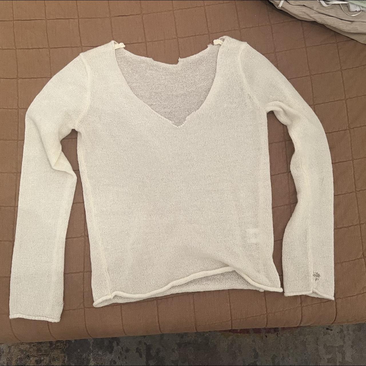 Brandy Melville Off The Shoulder Slouchy Sweater... - Depop