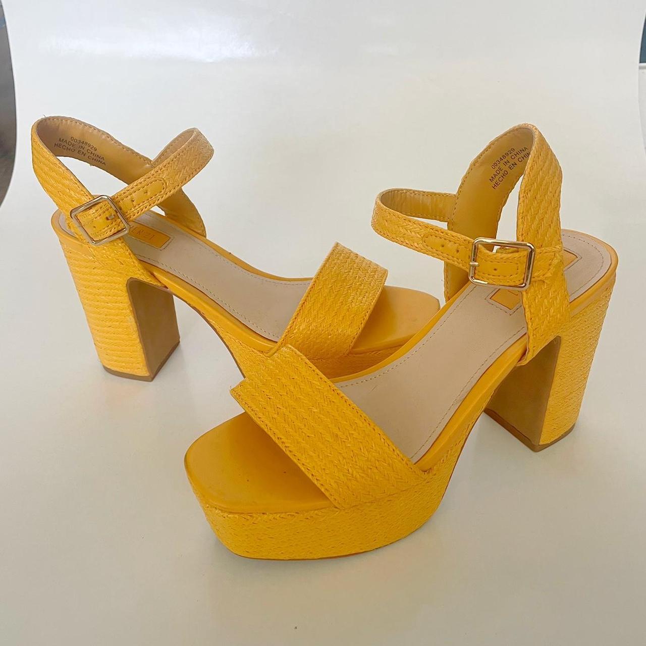 Forever 21 yellow store heels